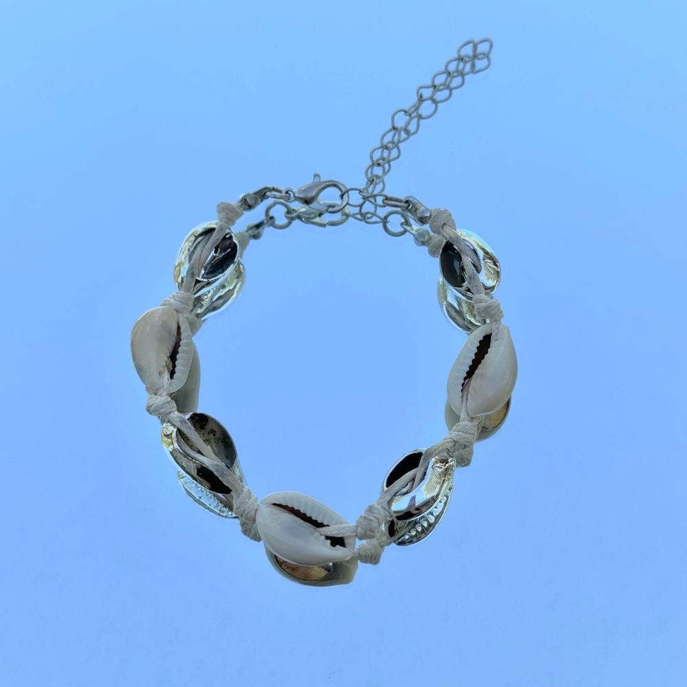 Silver real shell Bracelet